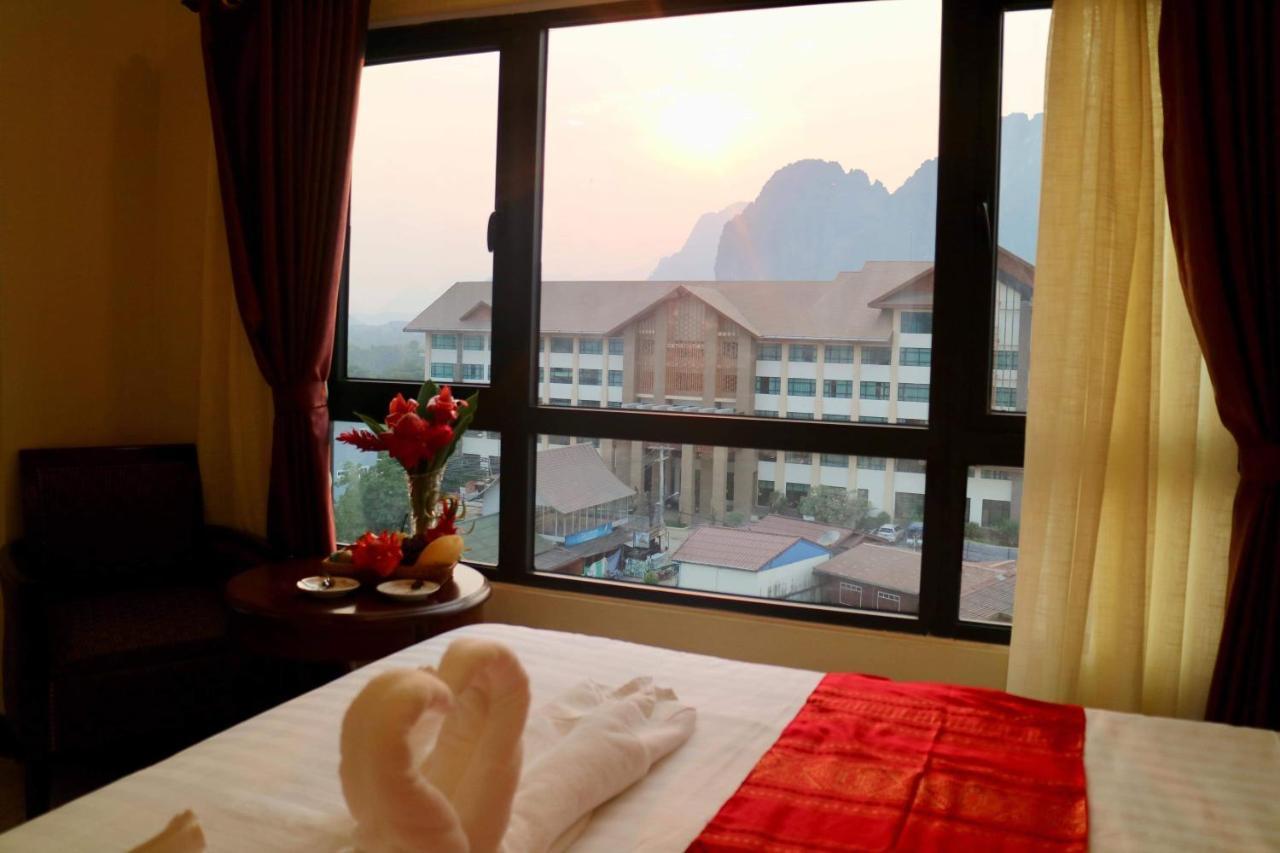 Pm Hotel Vang Vieng Eksteriør bilde