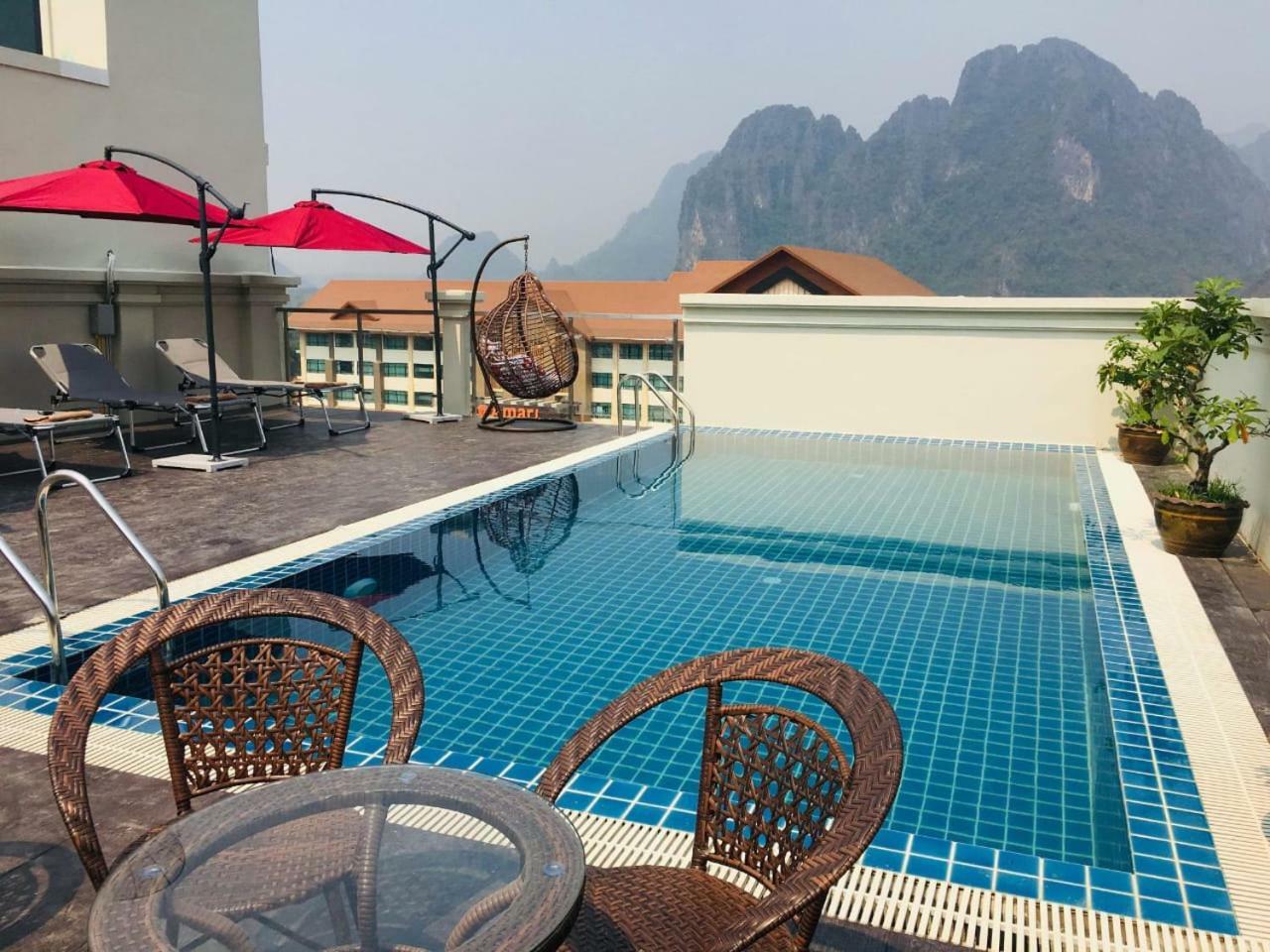 Pm Hotel Vang Vieng Eksteriør bilde